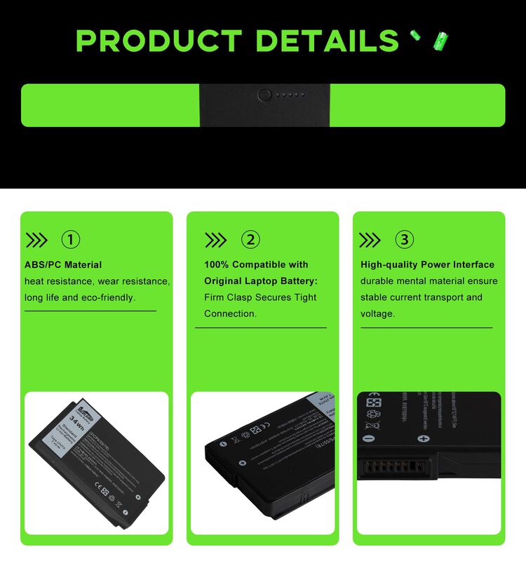Bater&iacute;a Gblgbd J7htx 34 wh Li‑ion Para Dell Lat... image number null
