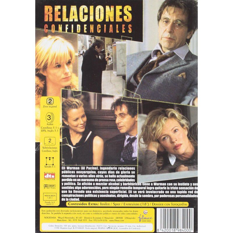 Relaciones Confidenciales [DVD] image number null