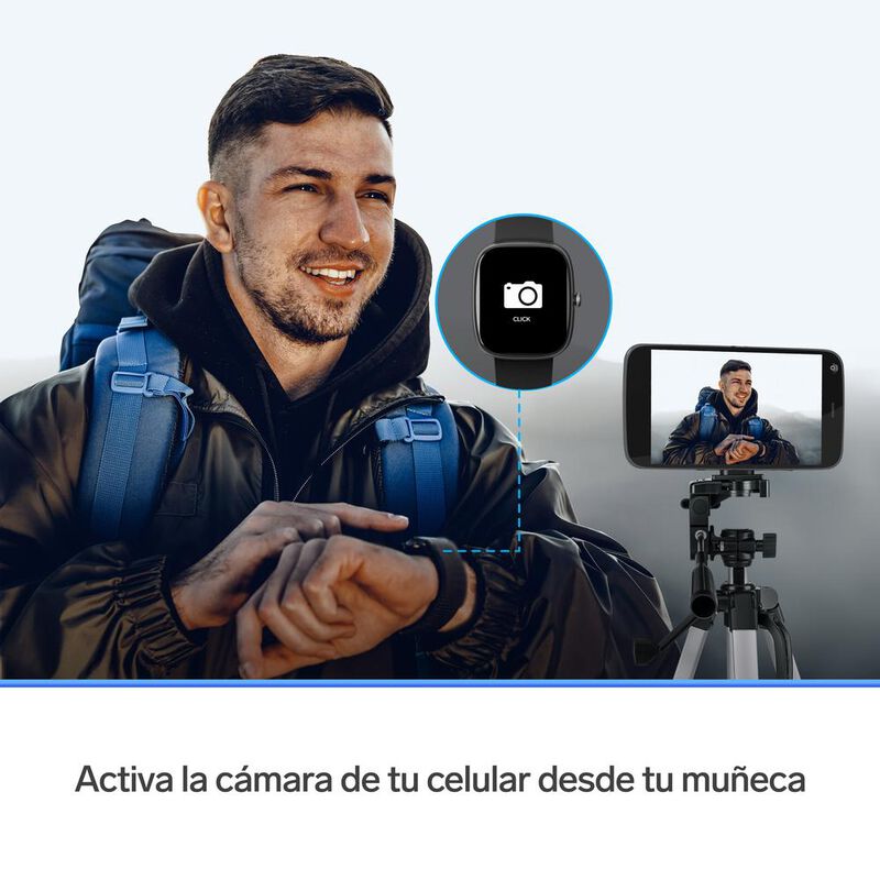 Smart Watch Bluetooth Touch, 1.6", 22 mm color ... image number null