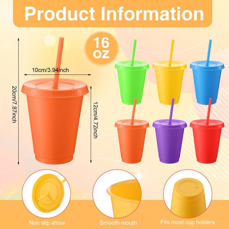 Vaso De Bebida Sieral Pack 15 Colores Dulces 39... image number null