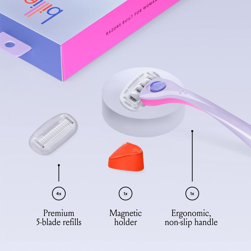 Kit De Afeitado Billie Razor Para Mujer Con 4 R... image number null