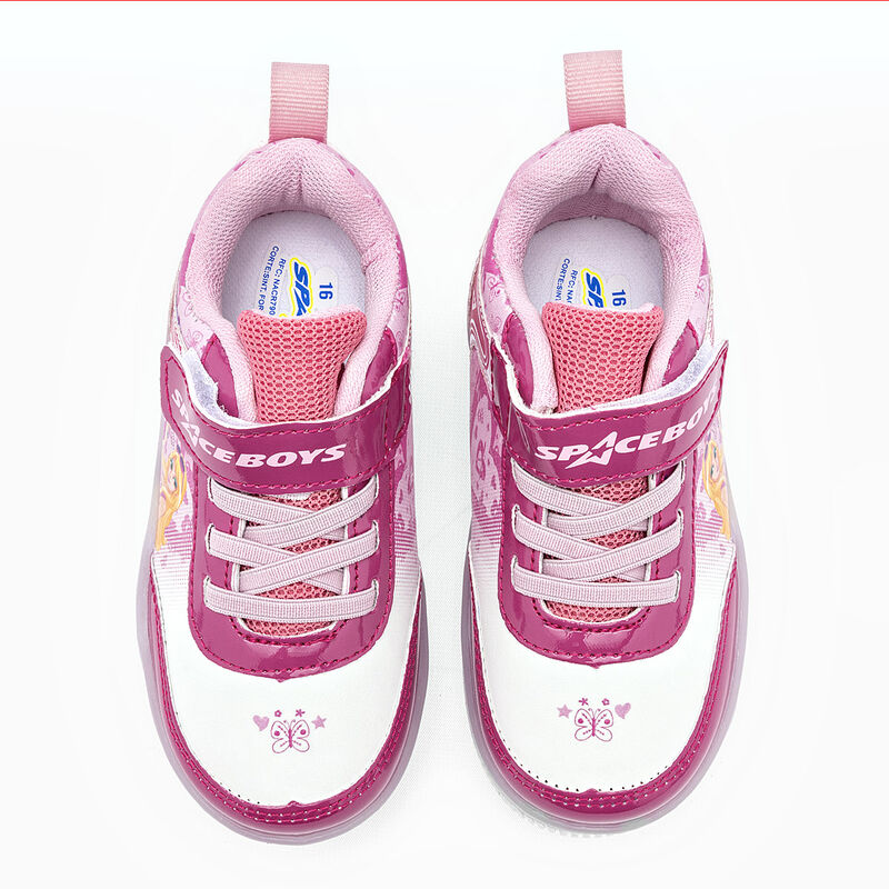 Space Boys tenis con luces para BEB&Eacute; fucsia bla... image number null