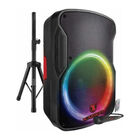 Bafle 15pul 100w Rms Bluetooth Led Micr&oacute;fono Radio Kaiser