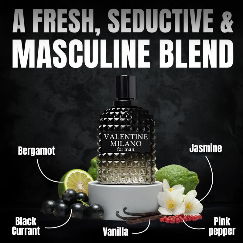 Perfume Valentine Milano Eau De Toilette 100 Ml... image number null