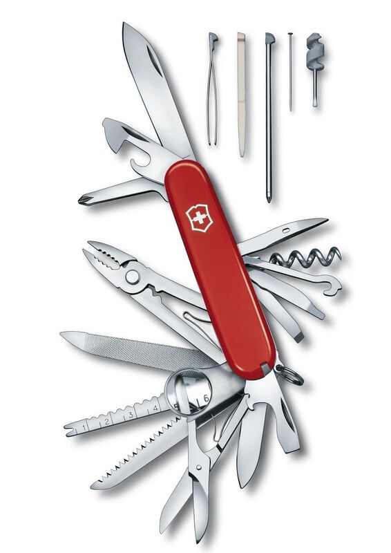 Navaja De Bolsillo Victorinox Swiss Champ Rojo ... image number null