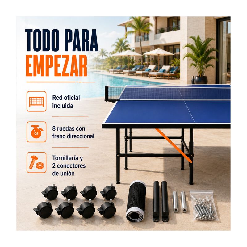 Mesa Ping Pong Plegable Centurfit Profesional M... image number null