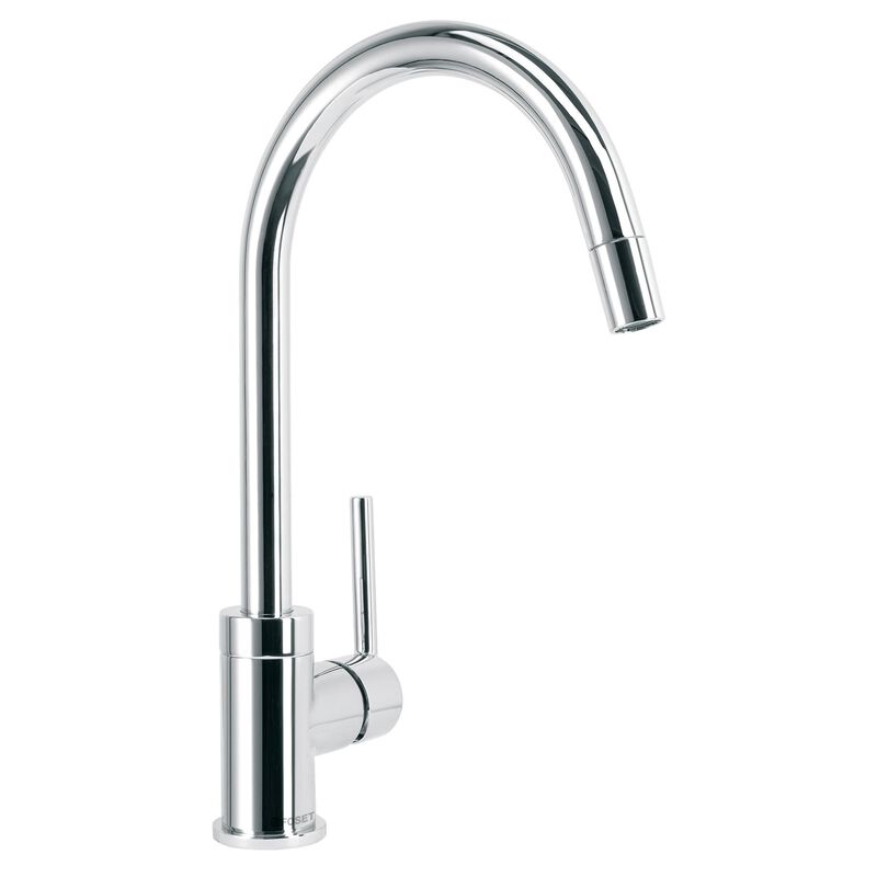 Monomando Cromo Nariz Retráctil para Fregadero ... image number null