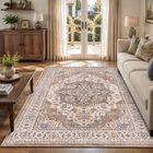 Alfombra De &Aacute;rea Nakedcloud 137x178 cm Lavable Boho Vintage