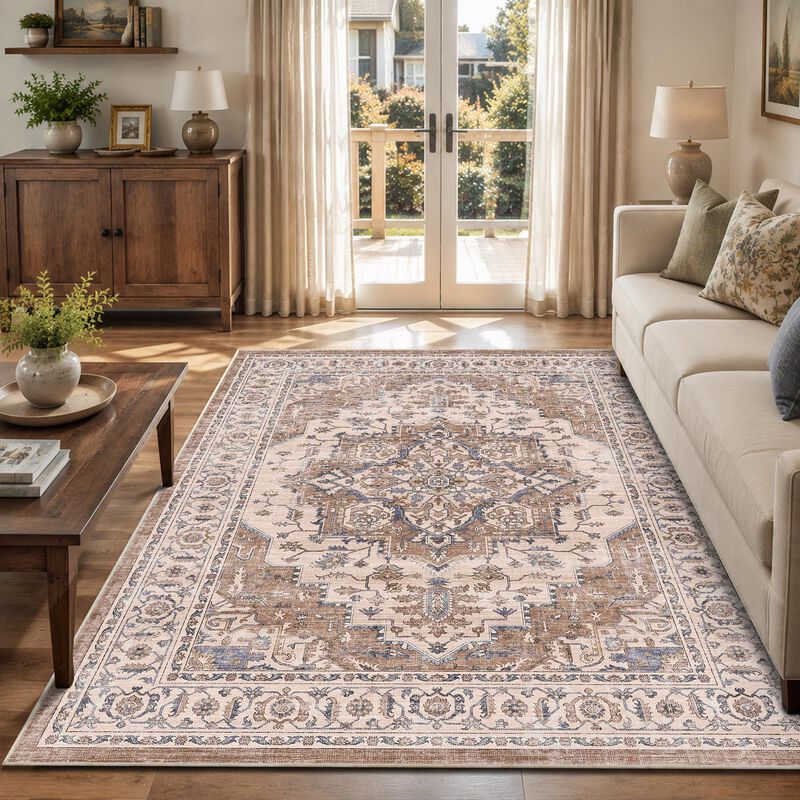 Alfombra De &Aacute;rea Nakedcloud 137x178 cm Lavable ... image number null