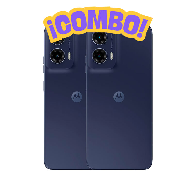 Combo 2 Motorola Moto G35 5G 4Gb Ram 128Gb Negr... image number null