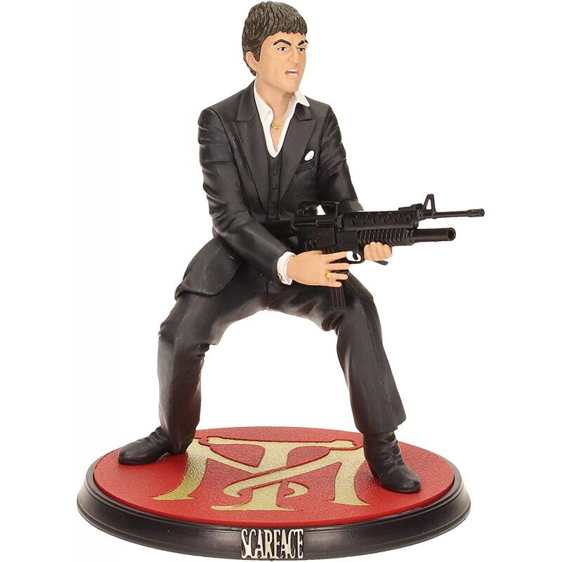 Figura Tony Montana Scarface Disparando 18 cms image number null