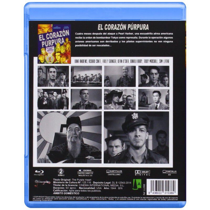 El Coraz&oacute;n P&uacute;rpura [blu-ray] image number null