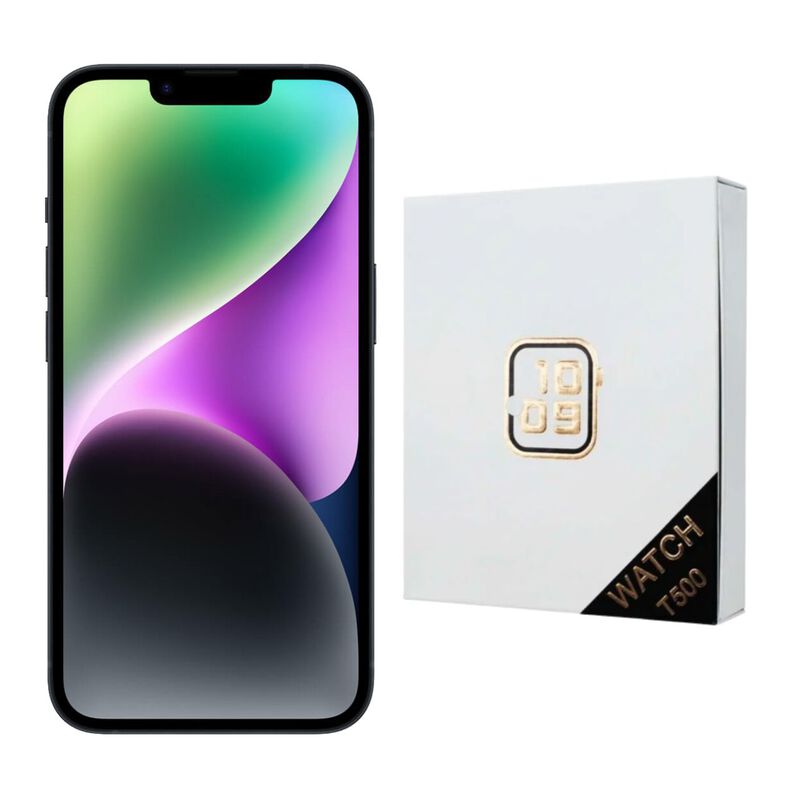 iPhone 14 128GB Negro E-SIM Reacondicionado + R... image number null