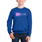 Sudadera De Cuello Redondo Word Art Para Ni&ntilde;o - Shake It Off - Azul Rey