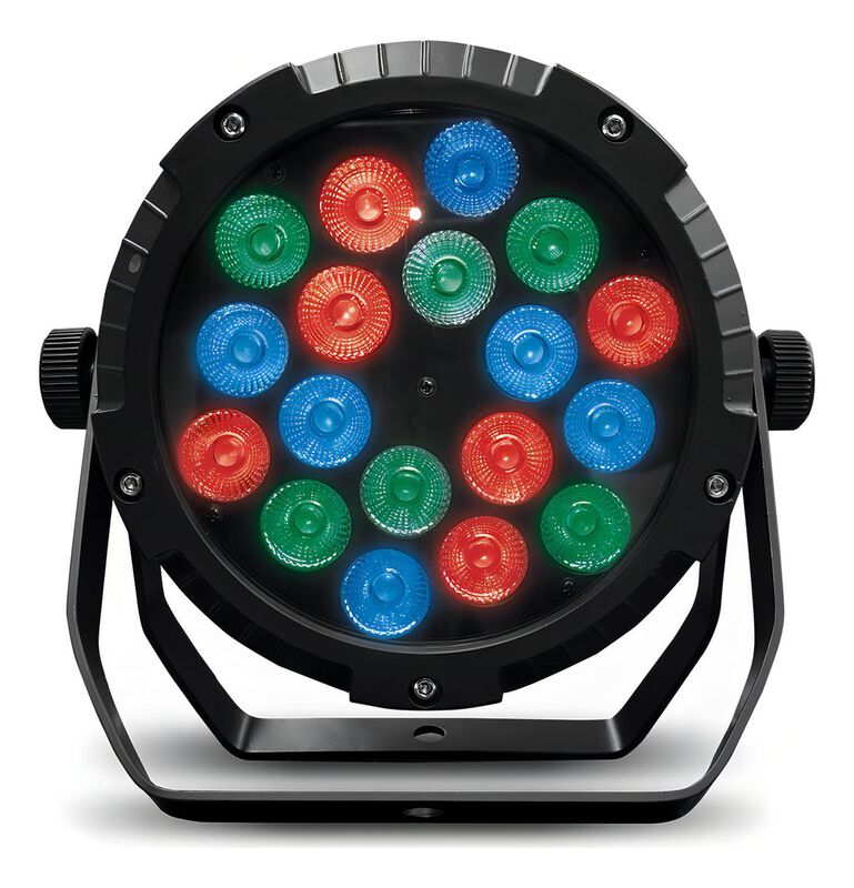 Set 6 Ca&ntilde;ones Par 18x12 Alienpro Washers Rgbwy ... image number null