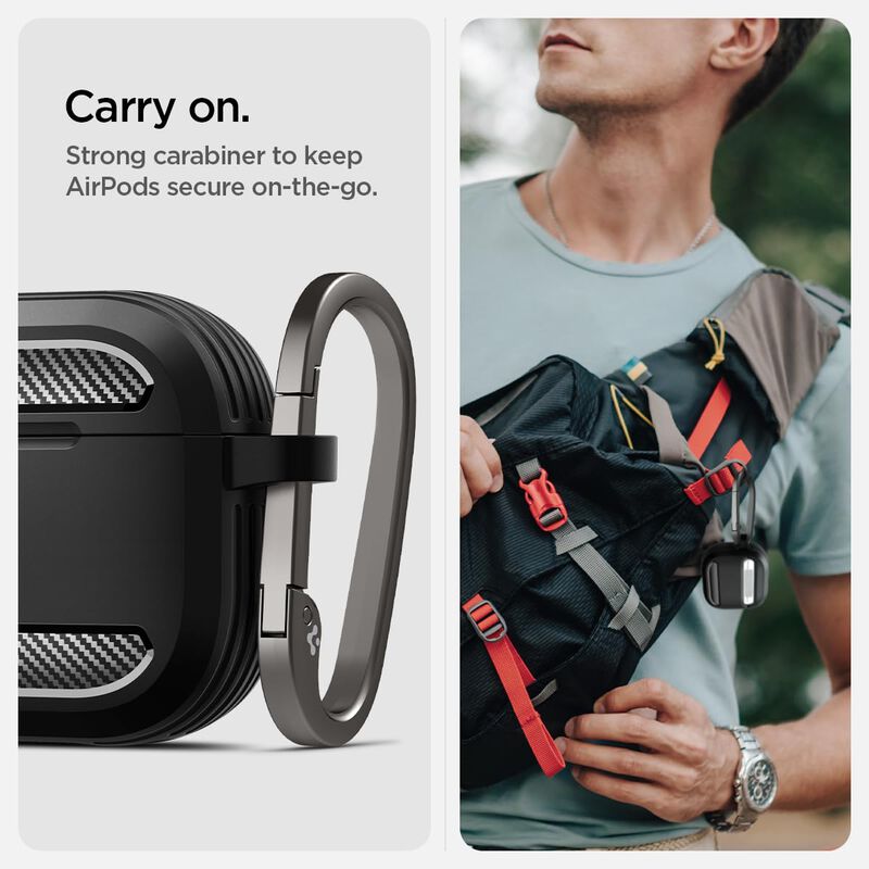 Funda Protectora Para Airpods 4 Con Mosquet&oacute;n S... image number null