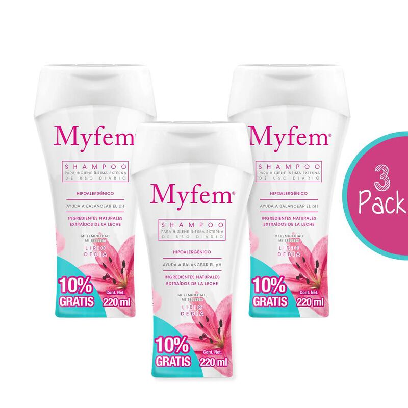 Shampoo Intimo Myfem Pack3 image number null