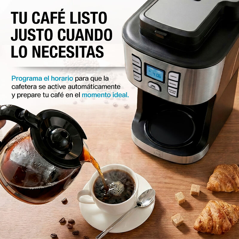 Cafetera con Molino Integrado Autom&aacute;tica Progra... image number null