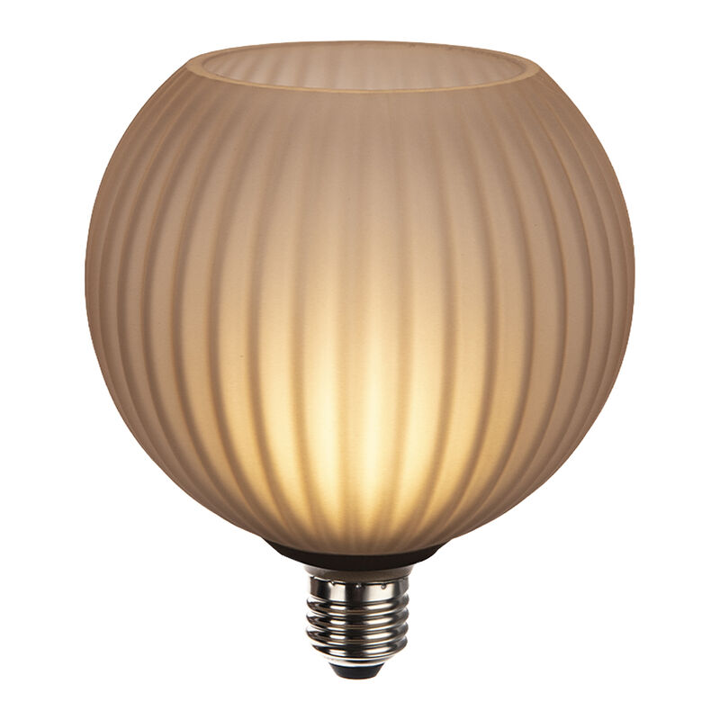 Foco Globo Caf&eacute; G120 LED 4.5 W, Luz &Aacute;mbar, Base... image number null