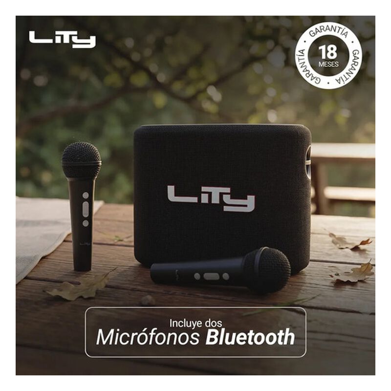 Bocina Bluetooth Karaoke 2 Micr&oacute;fonos 80w Usb-c... image number null