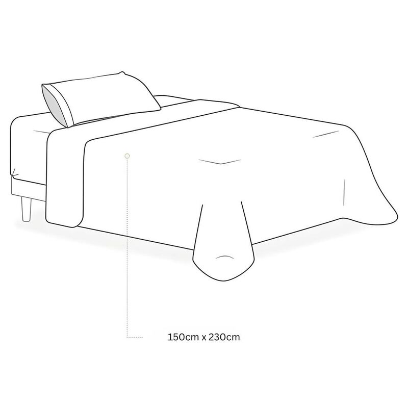 Edred&oacute;n Individual Polo One + 1 Funda Arcoiris ... image number null