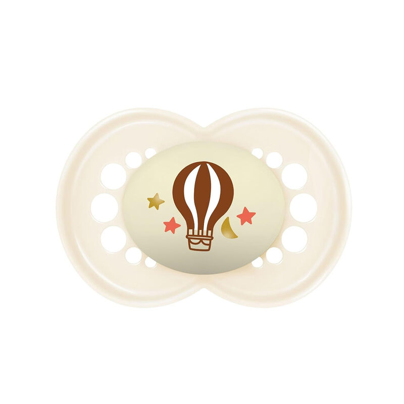 Chup&oacute;n Mam Baby Original Night 6-16m 2pz Beige image number null