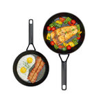 Set 2 Sartenes 20 Y 24cm Aluminio Forjado Bogner Black Pro BFPBK2024
