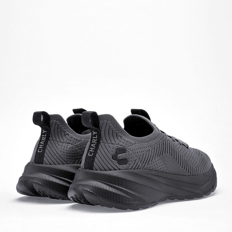 Charly Tenis urbano para hombre. Gris, walking image number null