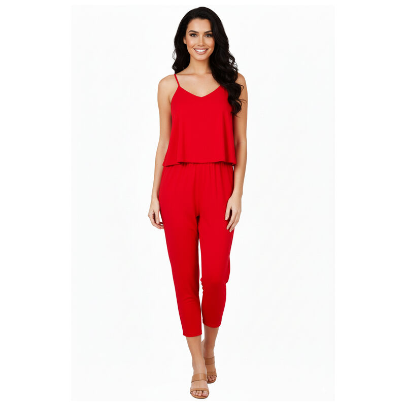 Jumpsuit Rojo Capri  Active USA-Talla Ch image number null