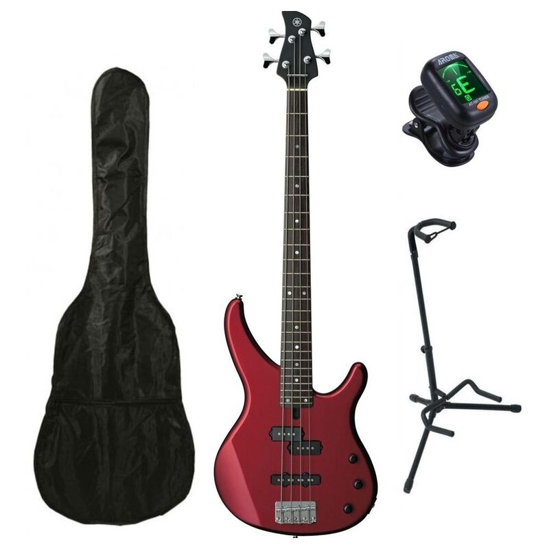 Yamaha Trbx174 Paquete Bajo Rojo Funda Afinador... image number null
