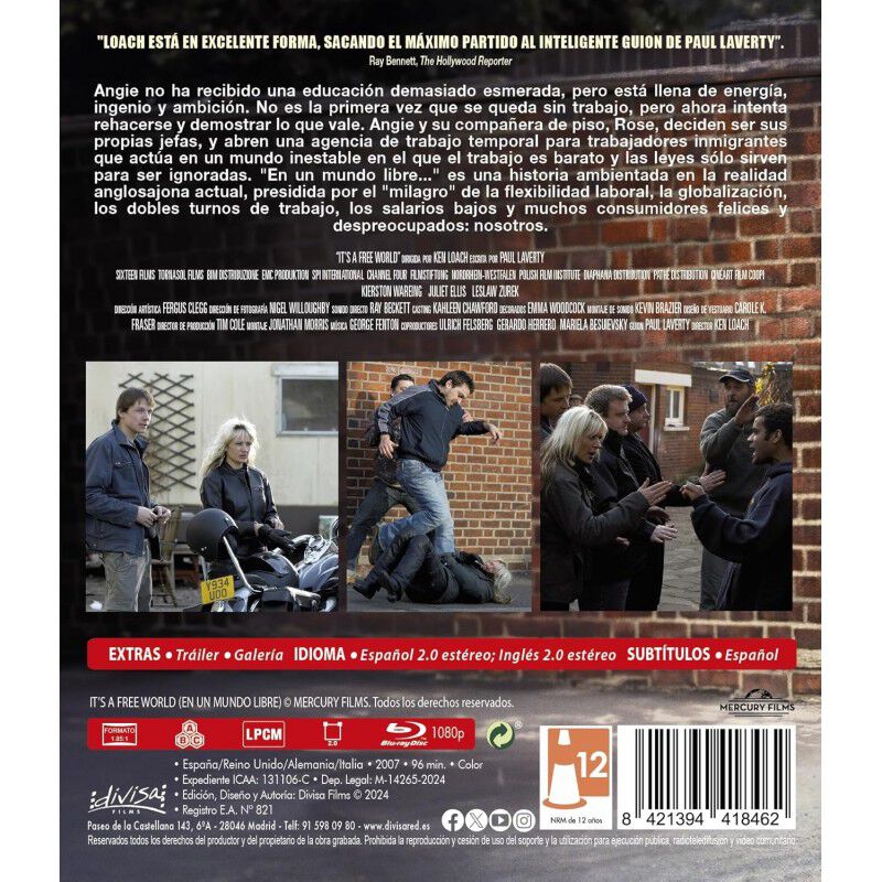 En un Mundo Libre [Blu-ray] (2007) It's a Free ... image number null