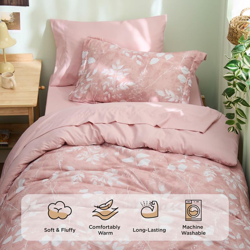 Juego De Ropa De Cama Bedsure Twin Xl Floral Ro... image number null