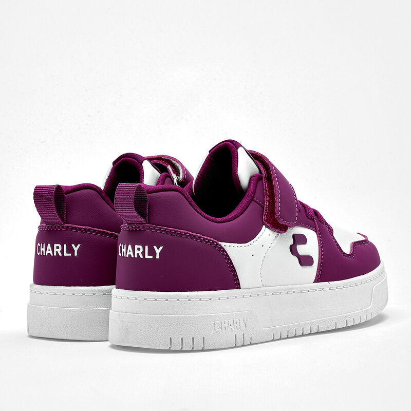 Charly tenis urbano para ni&ntilde;a fucsia blanco cod... image number null
