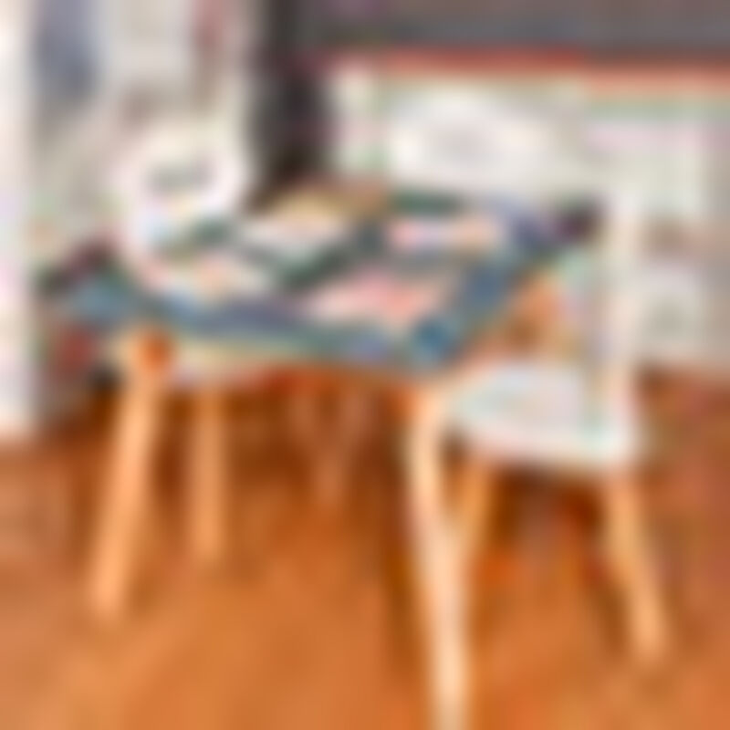 Mesa Rectangular Amplia de Madera para Niños Y ... image number null