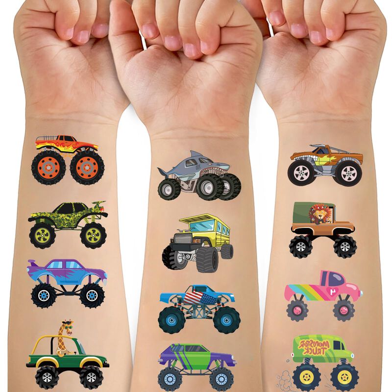 Tatuajes Temporales Ozepao Camiones Monstruo - ... image number null