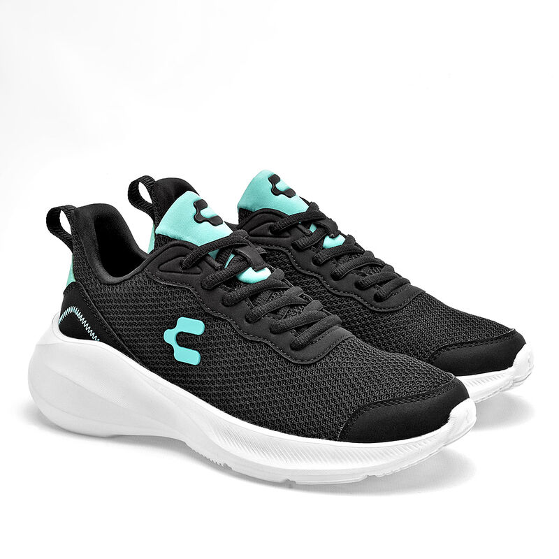 Charly Tenis deportivo para mujer negro, runnin... image number null