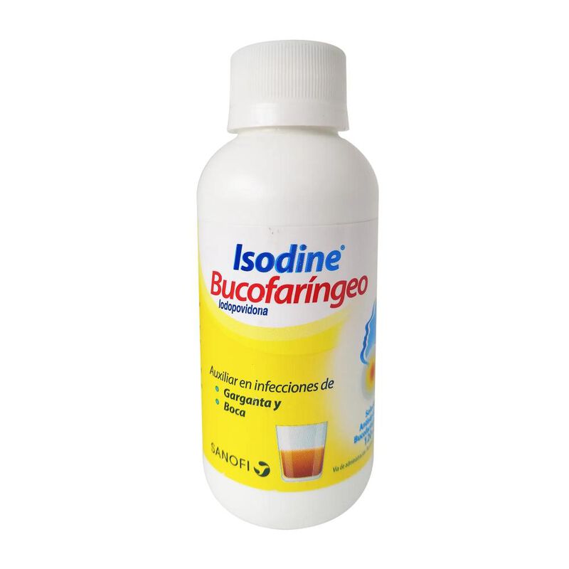 Isodine Bucofar&iacute;ngeo Soluci&oacute;n 120 Ml | Antis&eacute;pt... image number null