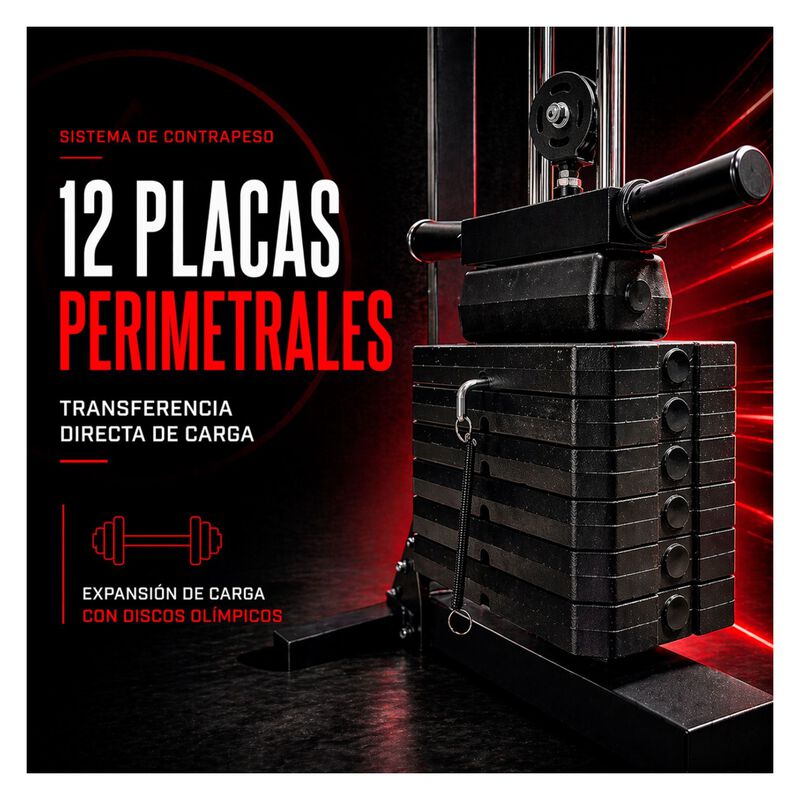 Jaula Smith Multiestaci&oacute;n 400 Kg Power Rack Cro... image number null