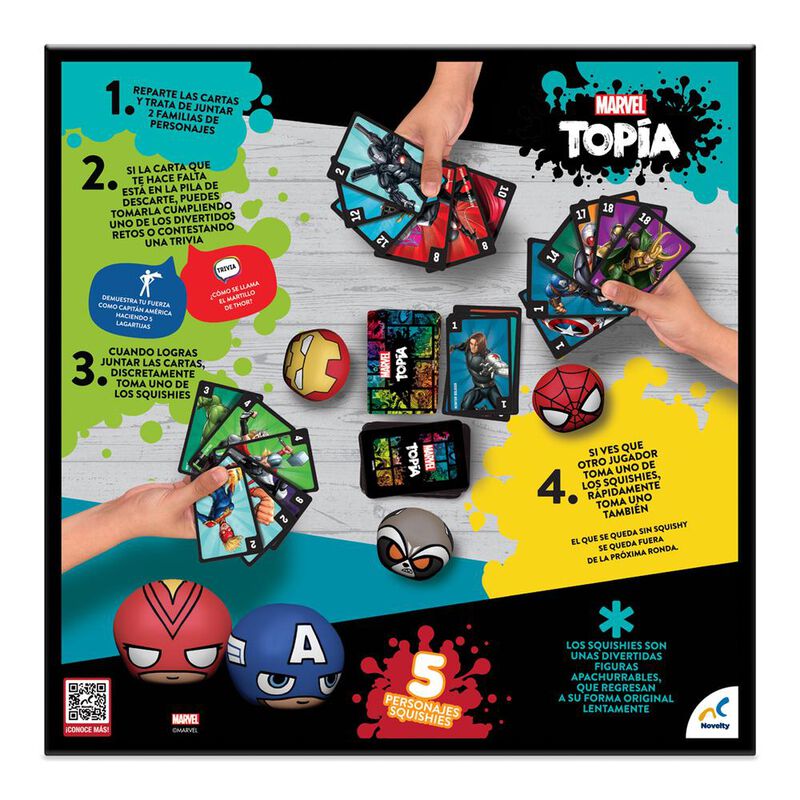 Juego de mesa Marvel Top&iacute;a image number null