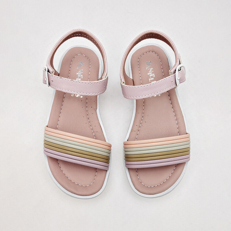 Danielitos Shoes Sandalia Para Ni&ntilde;a Rosa Multic... image number null