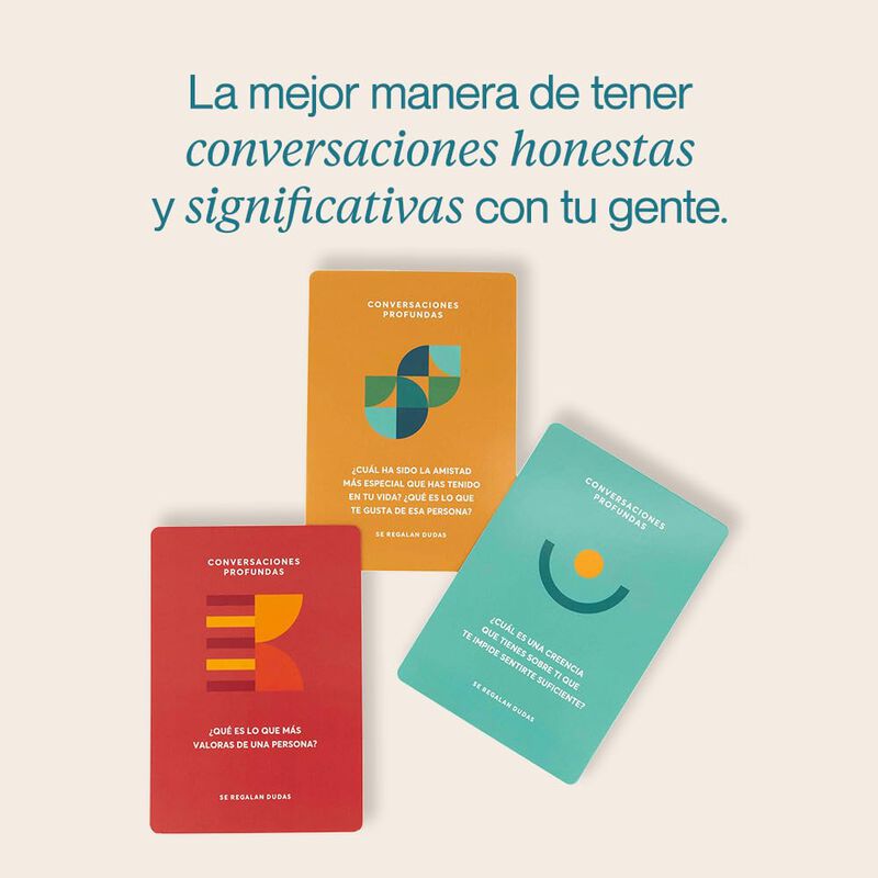 Baraja De Cartas Conversaciones Profundas Se Re... image number null