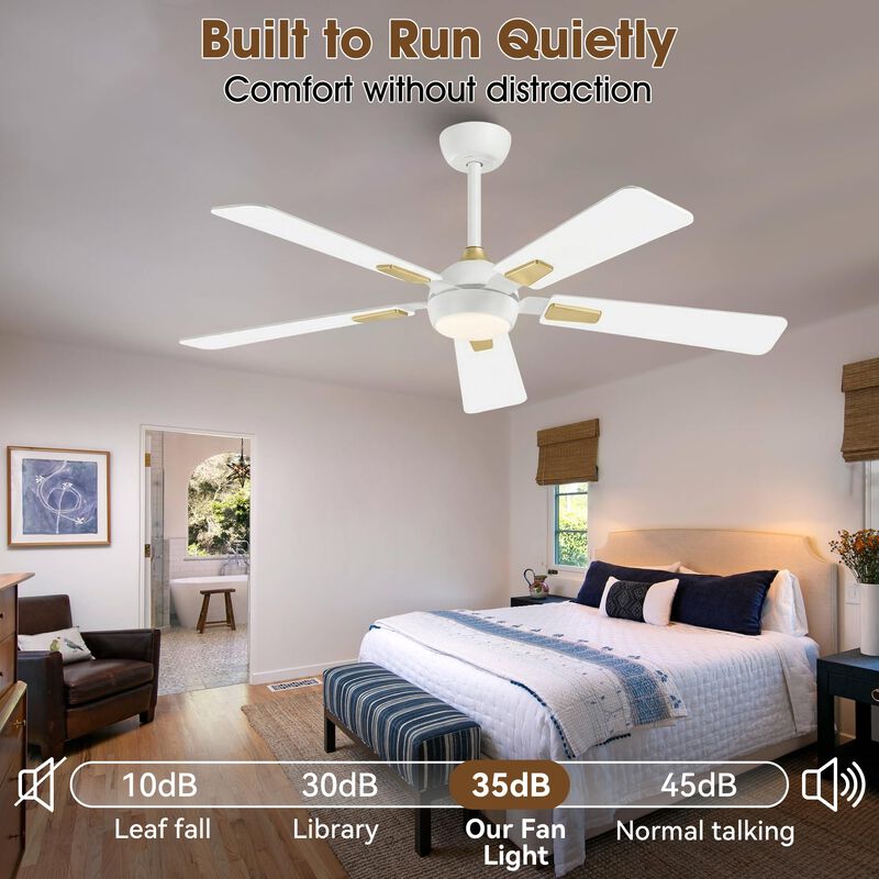 Ventilador De Techo Calorhoga 132 cm Blanco Con... image number null
