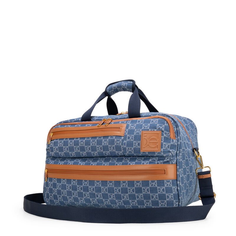 Duffle Bag Grande Con Rubber Color Azul image number null