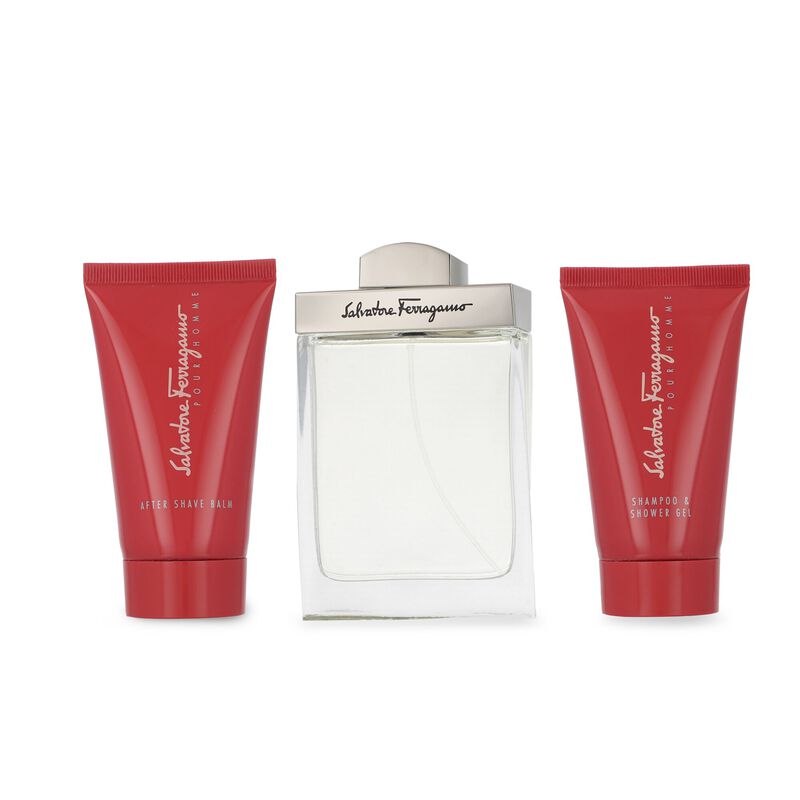 Set Salvatore Ferragamo Pour Homme 3pzs 100 Ml ... image number null