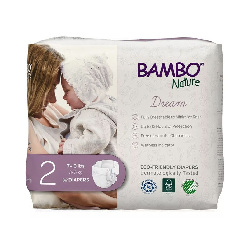 Pañales Bambo Nature Dream 192pz Talla 2 image number null