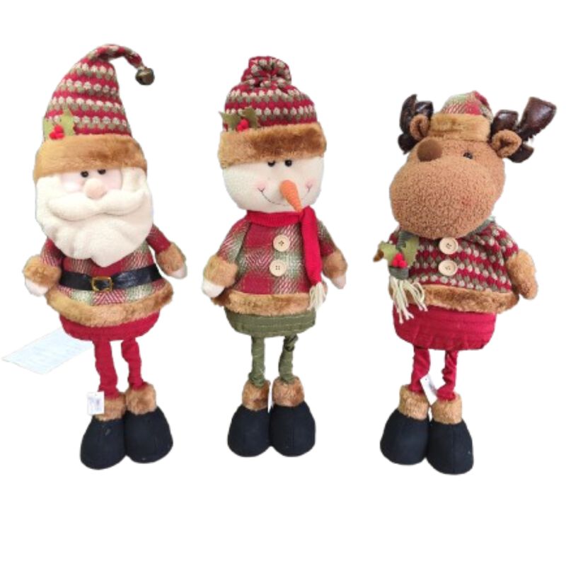 Kit Adornos Navide&ntilde;os Mu&ntilde;eco De Nieve, Santa Y ... image number null