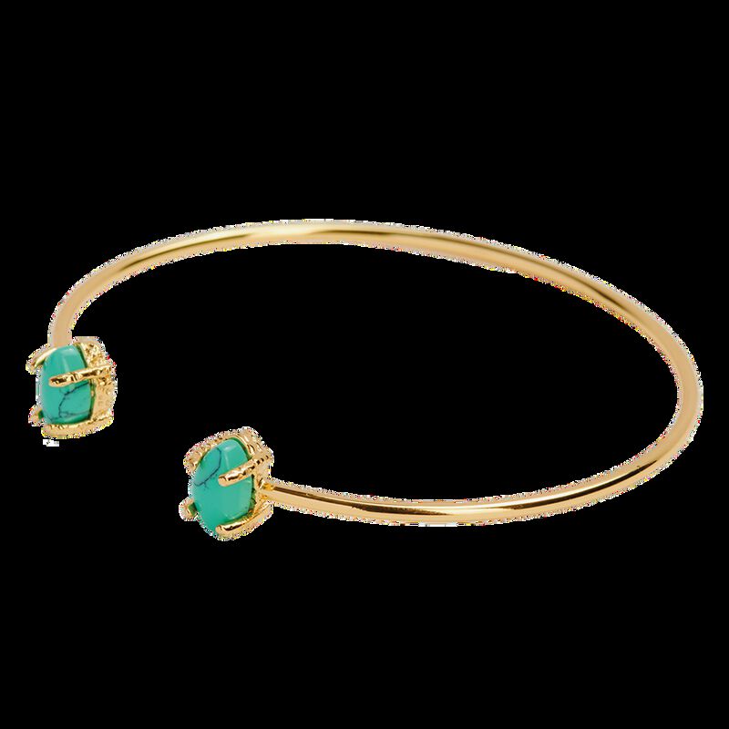 Luckyly Pulseras Mujer Oro Ivy Cuarzo Turquesa ... image number null