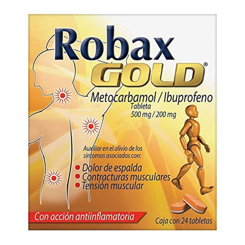 Robax Gold Relajante Muscular Con Efecto AnaLG&eacute;... image number null