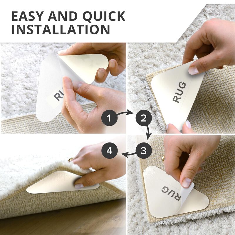 Cinta Para Alfombras X-protector 8 Piezas Ganch... image number null