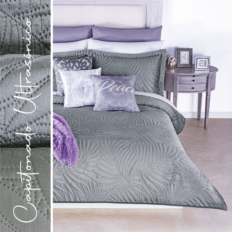 EDRED&Oacute;N NEO VELVET GRIS BIES GRIS C/F MAT/XL-QS image number null